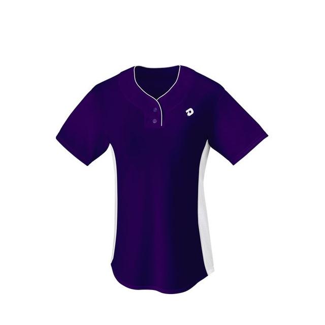 DeMarini Women's T600 2-Button Jersey | Purple | Size XS