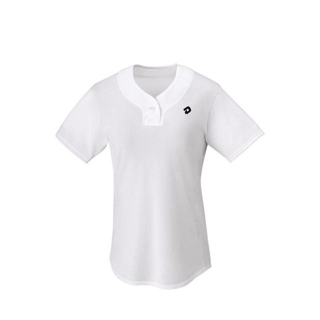 DeMarini Women's T600 2-Button Jersey | White | Size 2XL