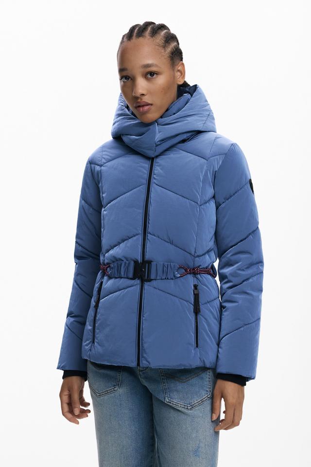 Veste matelassée courte irisée