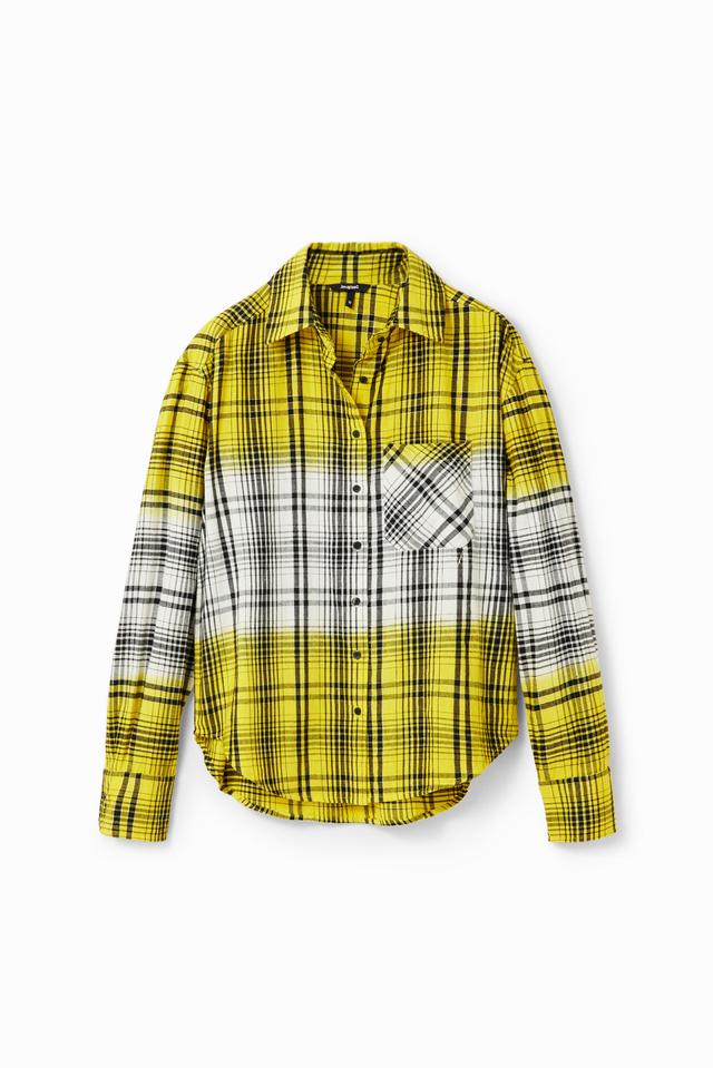 Dégradé plaid shirt