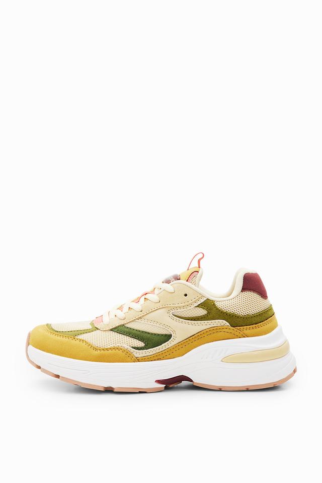 Patchwork running sneakers