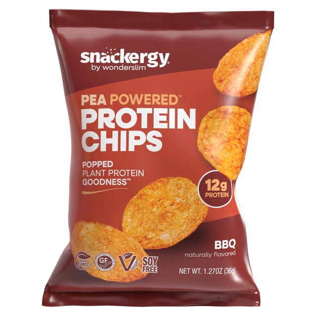 Snackergy by Wonderslim Pea Protein Chips BBQ (8ct)