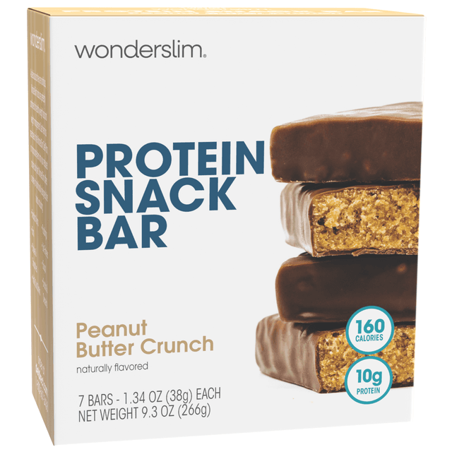 Wonderslim Protein Snack Bars Peanut Butter Crunch (7ct)