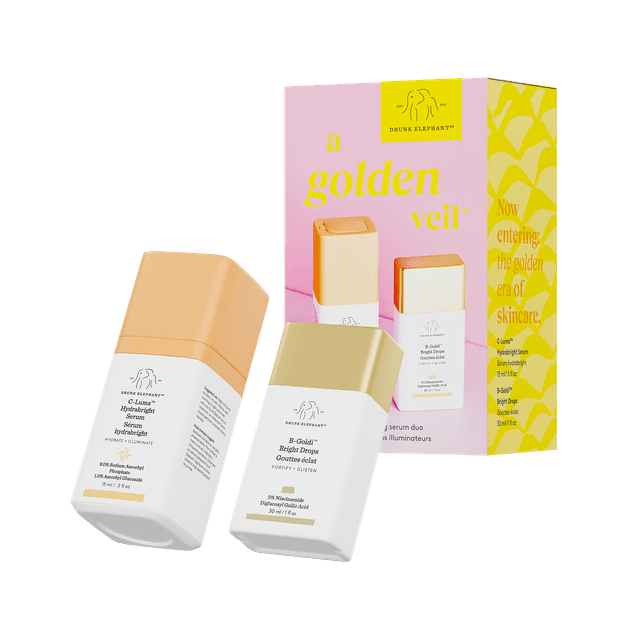 Drunk Elephant A Golden Veil: C-Luma and B-Goldi Duo Kit