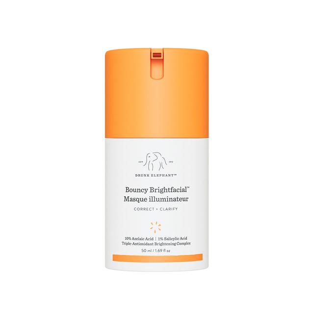 Drunk Elephant Bouncy Brightfacial Brightening Mask with 10% Azelaic Acid + 1% Salicylic