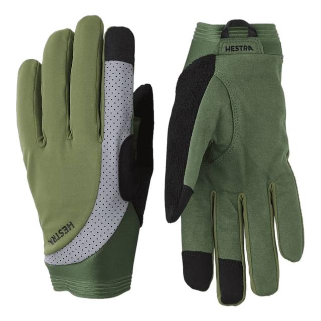 Hestra | Apex Reflective Long Glove Men's | Size 9 In Olive | Nylon