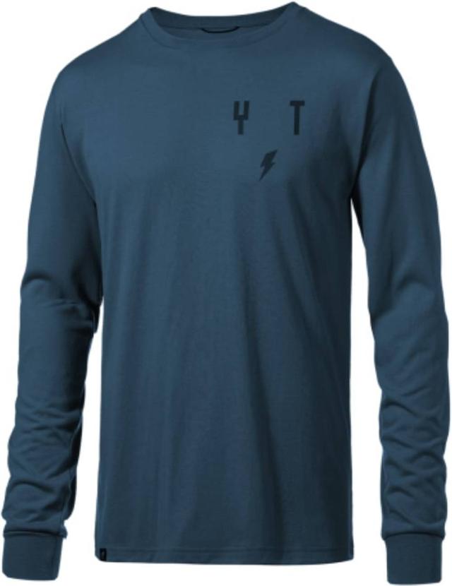 Yt | Signature Triple Drirelease Long Sleeve Men Men's | Size Extra Large In Navy Blue