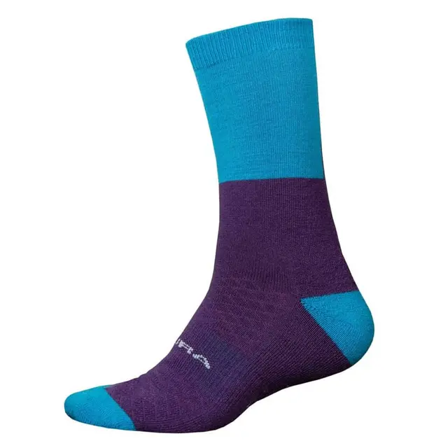 Endura | Baabaa Merino Winter Sock (Single) Men's | Size Small/medium In Electric Blue | Nylon