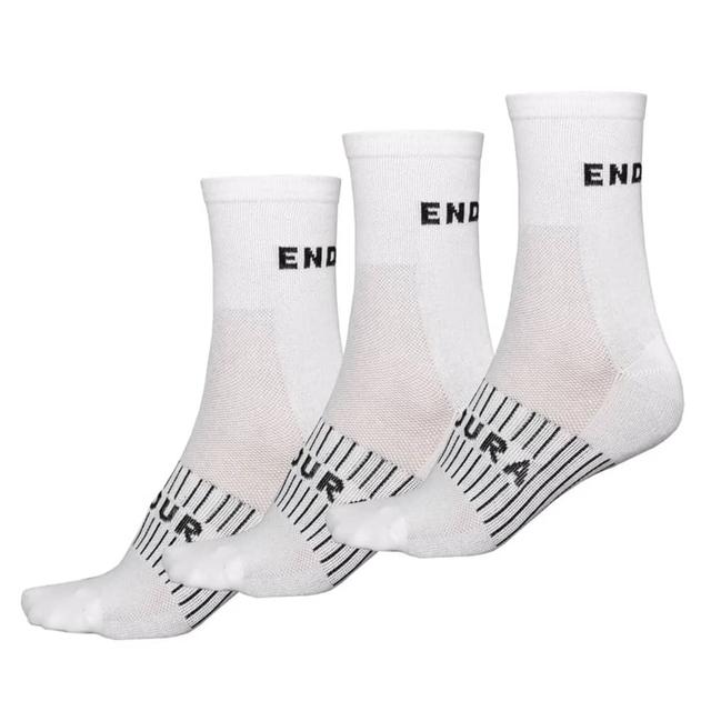 Endura | Coolmax Race Sock (Multi-Pack)) Men's | Size Small/medium In White