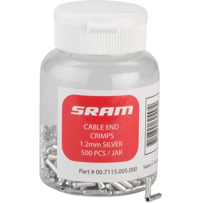 Sram | Cable End Crimps 1.2Mm 500-Count Jar