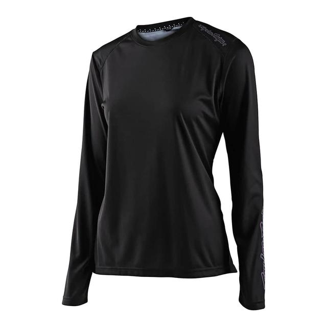 Troy Lee Designs | Wmns Lilium Ls Jersey Women's | Size Extra Large In Black