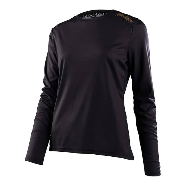 Troy Lee Designs | Women's Lilium Ls Jersey | Size Extra Small In Black