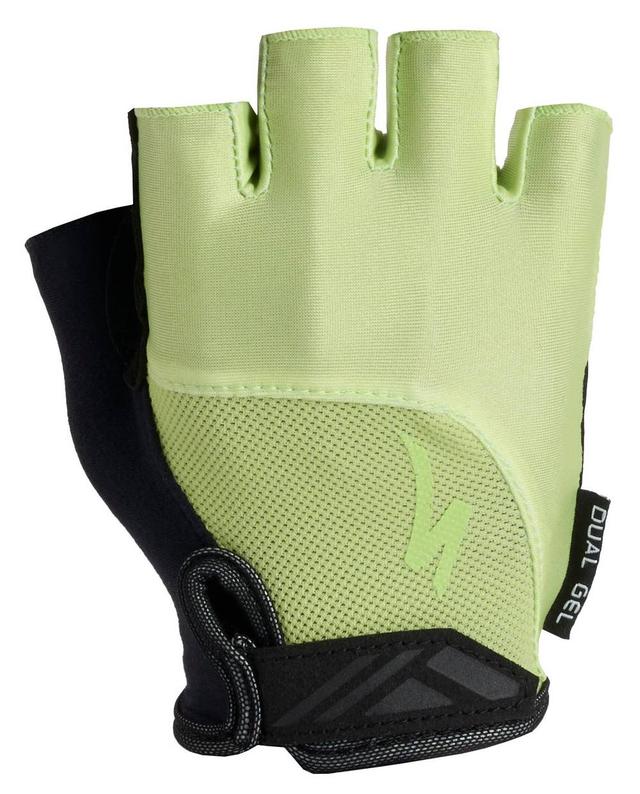 Specialized | Women's Body Geo Dual Gel Short Finger Glove | Size Small In Limestone