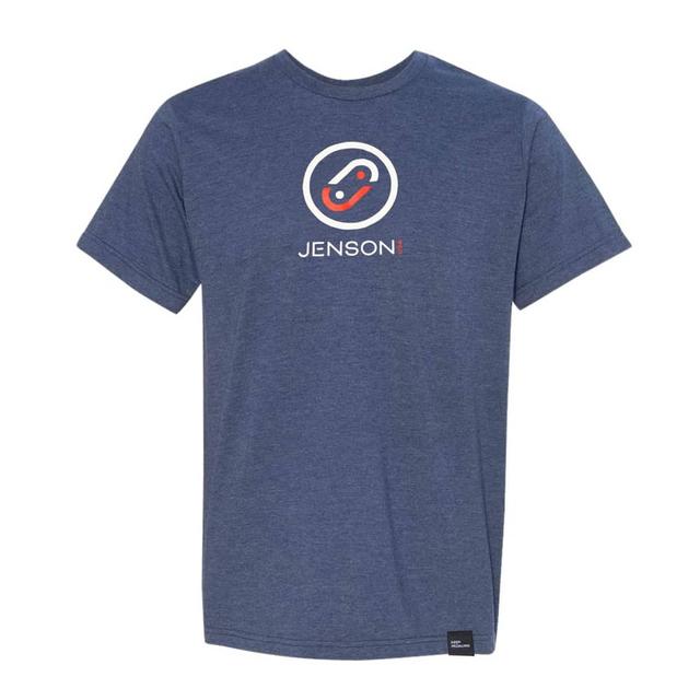 Jensonusa | Navy | Logo Shirt Men's | Size Small | Spandex/polyester