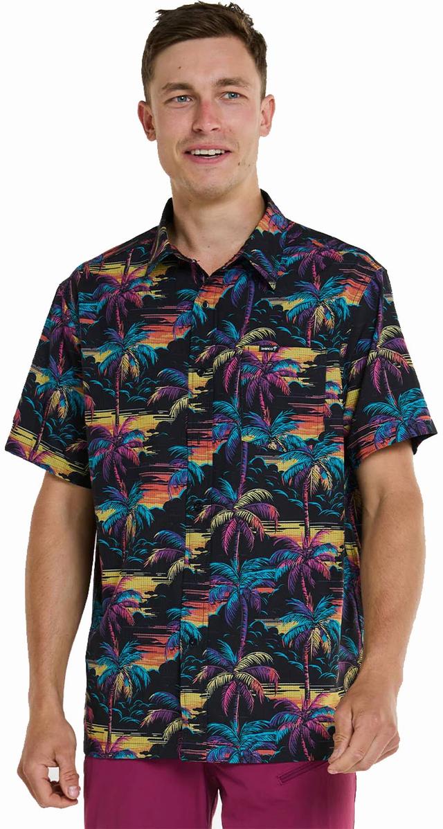 Dharco | Men's Tech Party Shirt | Size Medium In Stoke Wizard | Spandex/polyester