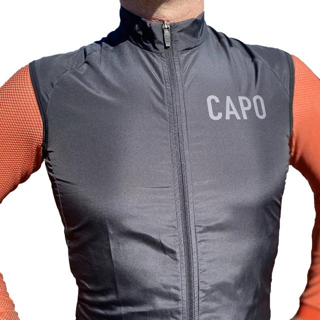 Capo Cycling Apparel | Capo Super Corsa Wind Vest Men's | Size Small In Black