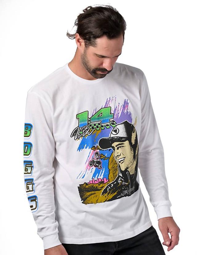 Endura | Reed Boggs Long Sleeve T-Shirt Men's | Size Small In White | 100% Cotton