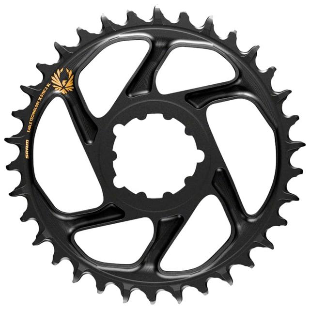 Sram | Eagle Sl X-Sync 2 Dm Chainring | Black/gold | 32Tooth, 3Mm Offset | Aluminum