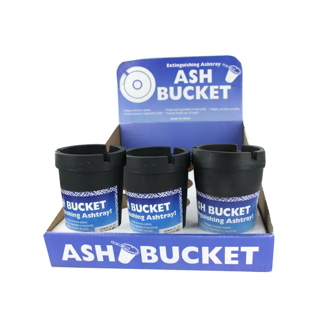 Extinguishing Ashtray Ash Bucket Counter Top Display