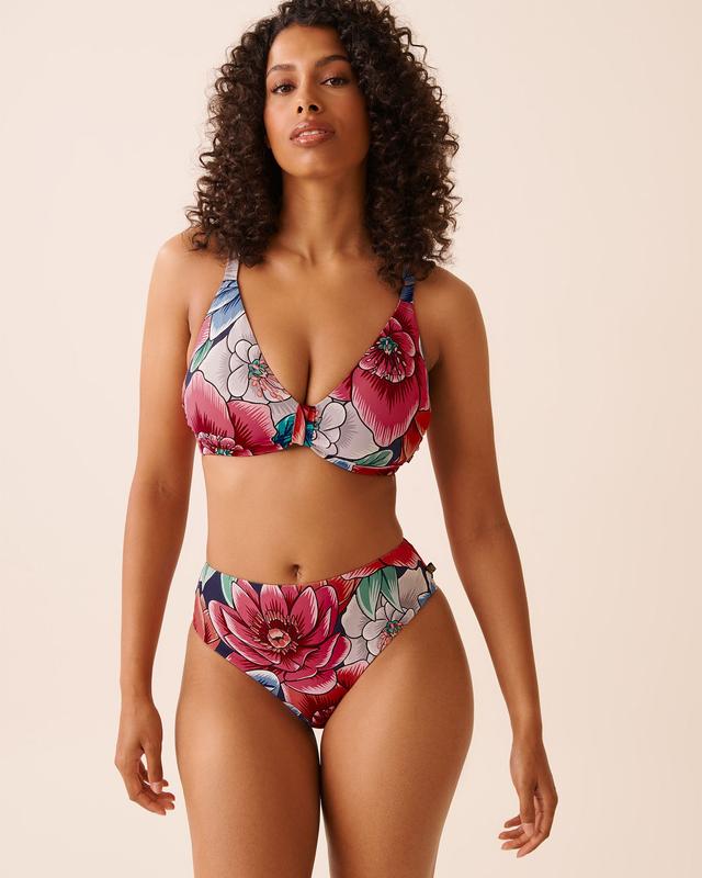 la Vie en Rose FLORAL POP D Cup Triangle Bikini Top - Floral Pop XSD