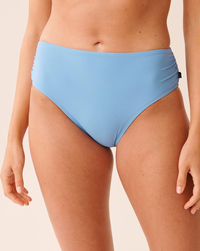 la Vie en Rose SERENE BLUE Mid-rise Bikini Bottom - Serene Blue XS