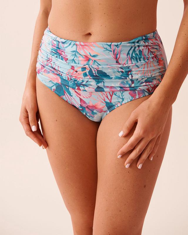 la Vie en Rose REEF FANTASY Draped High Waist Bikini Bottom - Reef Fantasy XL