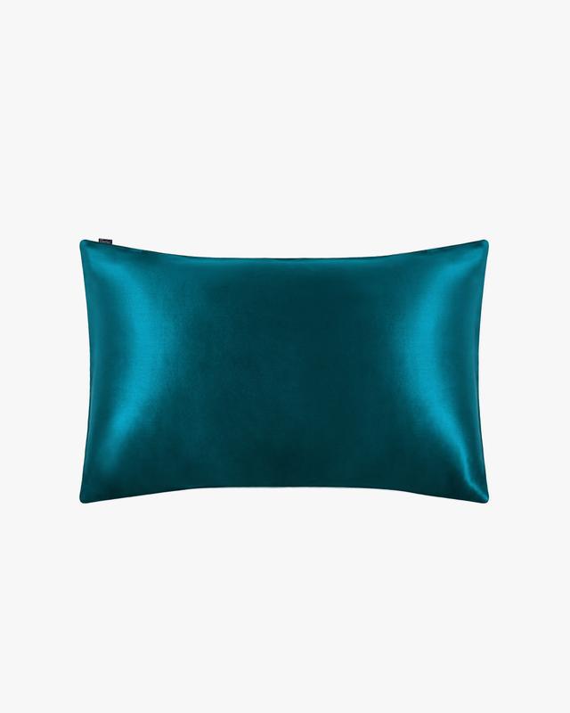LILYSILK 2-Pack Silk Pillowcase Green 100% Silk Soft Envelope Pillow Cases Standard(20" x 26")