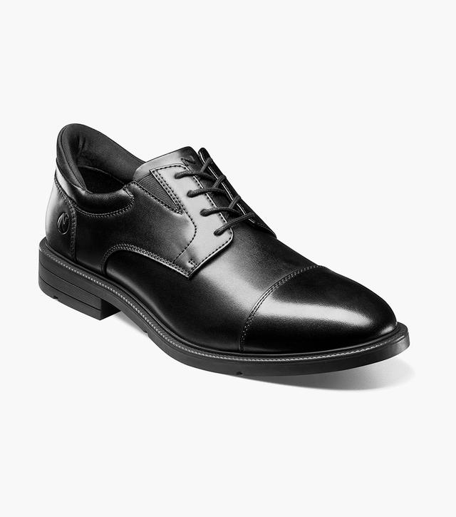 Nunn Bush Shoes KORE EZ Icon Cap Toe Oxford Black Size 15