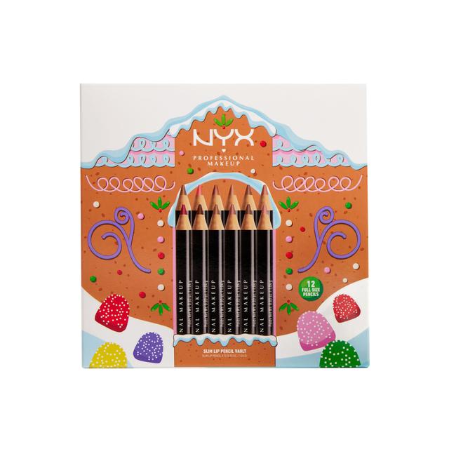 NYX Professional Makeup Holiday Lip Liner Set: Slim Lip Liner Vault | Nyx Cosmetics