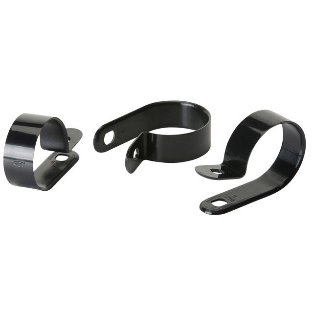 Heavy Duty Cable Clamps 1" Black 100 Pcs.