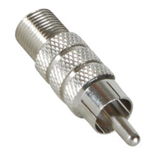 F Female To RCA Male Adapter