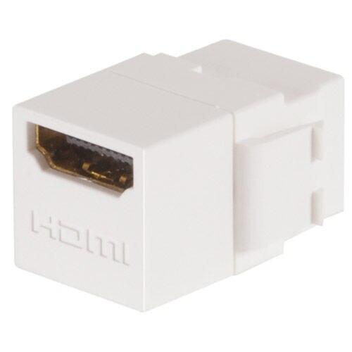 HDMI Female to HDMI Female Keystone Insert Coupler White