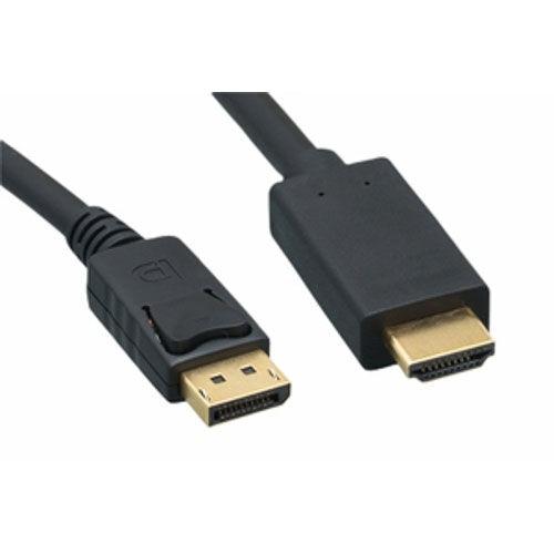 10 ft. DisplayPort Male to HDMI Male Cable 30 AWG