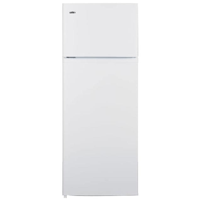 Summit Thin Line 22 in. 7.1 cu. ft. Top Freezer Refrigerator - White, Bottom Refrigerators | CP962LHD | P.C. Richard & Son