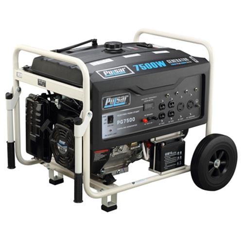Pulsar 7,500 Watt 4 Cycle Gas Engine Generator | PG7500 | P.C. Richard & Son