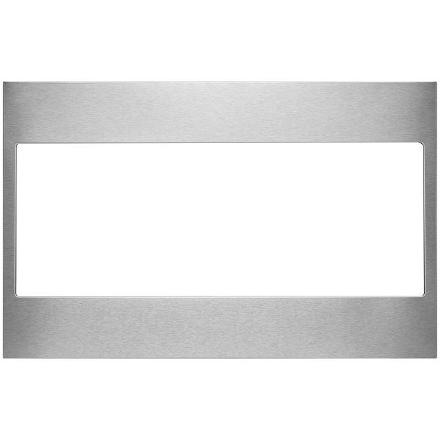 Whirlpool 22 in. Built-In Low Profile Standard Trim Kit for Microwaves - Stainless Steel, Microwave Accessories | W11451304 | P.C. Richard & Son