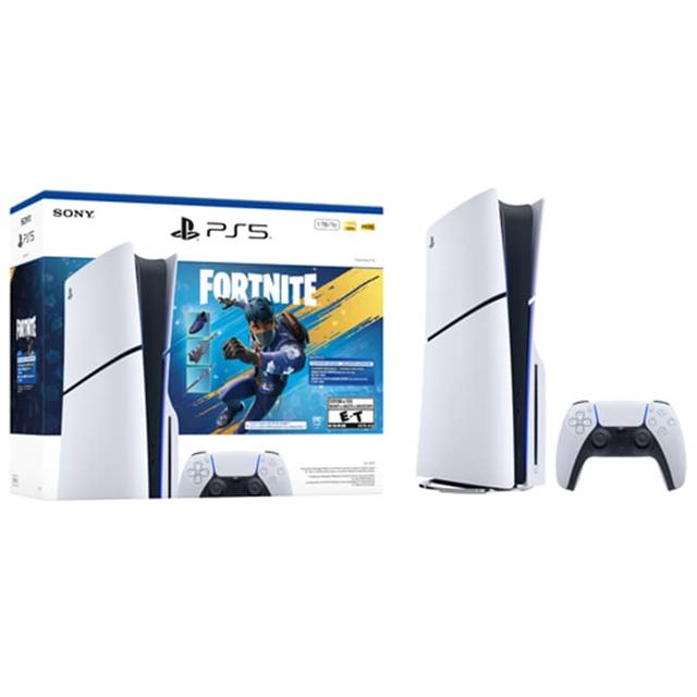 Sony PlayStation 5 Physical Slim Console - 1 TB Fortnite Flowering Chaos Bundle, Video Game Consoles | 1000049926 | P.C. Richard & Son
