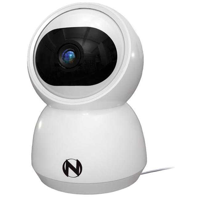 Night Owl - Indoor Wi-Fi IP Plug In 3MP Deterrence Camera with Pan, Tilt and 2-Way Audio White, Smart Security Cameras | CAMFWIP3PTIN | P.C. Richard