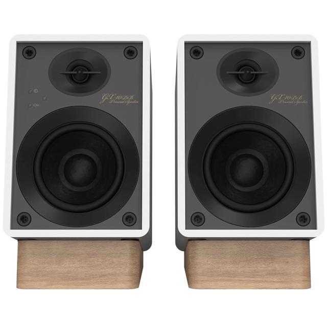 Onkyo 2-Way Compact Powered Bookshelf Speakers (Pair) - White | GX10DBW | P.C. Richard & Son