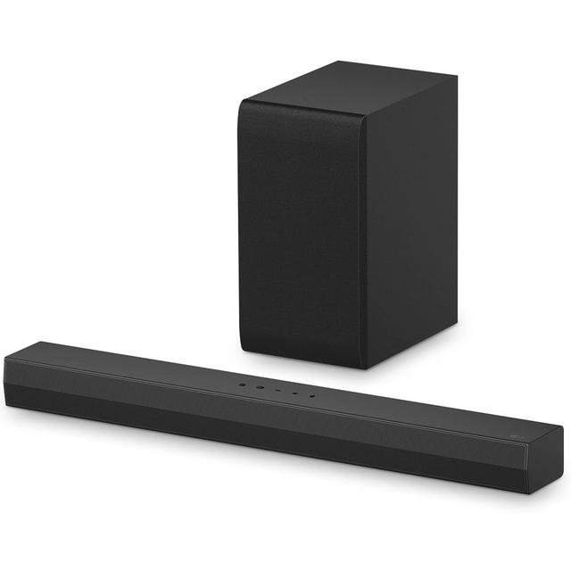 LG 2.1 Channel Sound Bar with Bluetooth & Wireless Subwoofer - Black, Soundbars | S40T | P.C. Richard & Son