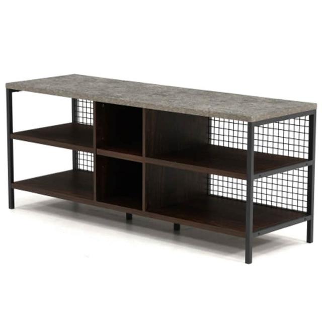 Sauder 56" Market Commons TV Credenza - Rich Walnut | 425765 | P.C. Richard & Son