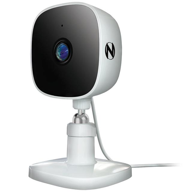 Night Owl - Indoor Wi-Fi IP Plug In 1080p Deterrence Camera with 2-Way Audio White, Smart Security Cameras | CAM-FWIP2-IN | P.C. Richard & Son