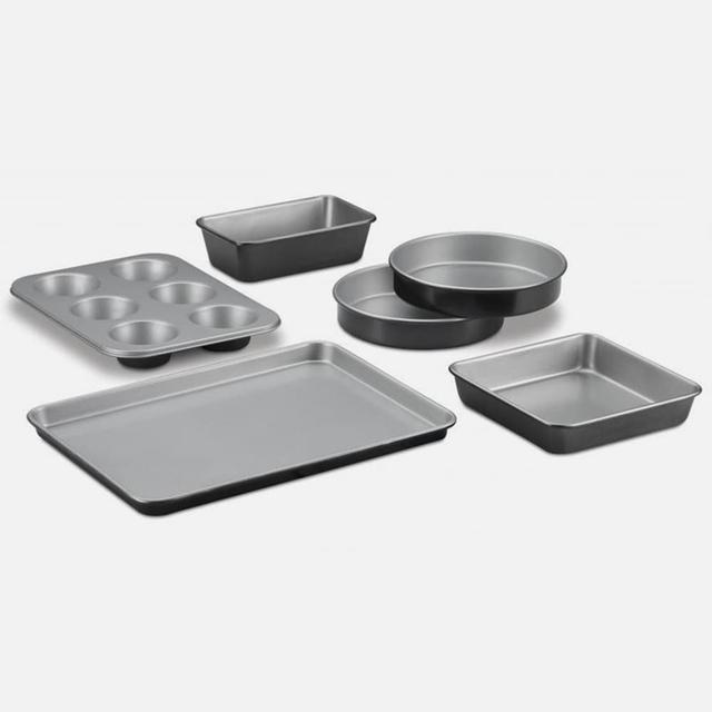 Cuisinart 6 Piece Bakeware Set - Stainless Steel | AMB-6 | P.C. Richard & Son
