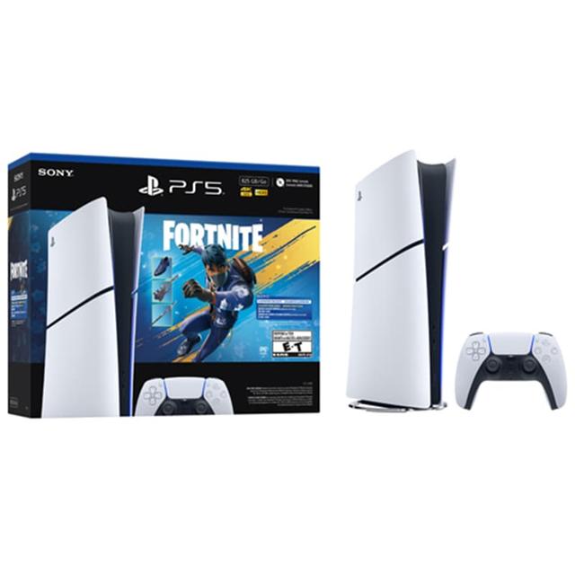 Sony PlayStation 5 Physical Slim Digital Console - 825 GB Fortnite Flowering Chaos Bundle, Video Game Consoles | 1000049928 | P.C. Richard & Son