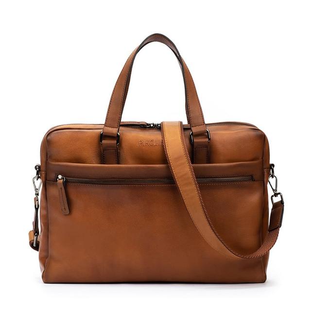 Pikolinos BELMONTE MHA Men leather Briefcases BLACK