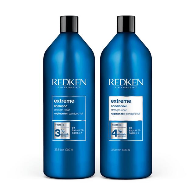 Redken - Extreme Duo: Shampoo & Conditioner For Damaged Hair - 1 l / 33.8 fl oz