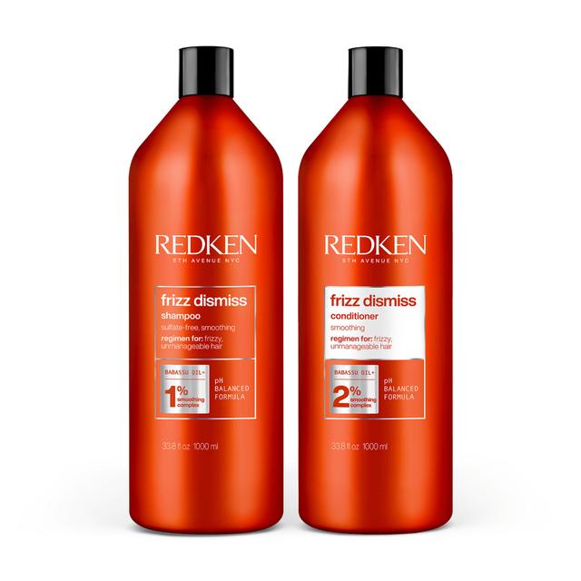 Redken - Frizz Dismiss Duo: Anti Frizz Shampoo & Conditioner - 1 l / 33.8 fl oz