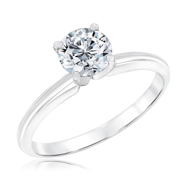 REEDS Women's 1Ct Round Lab Grown Diamond Solitaire Engagement Ring Ring Size: 5.5