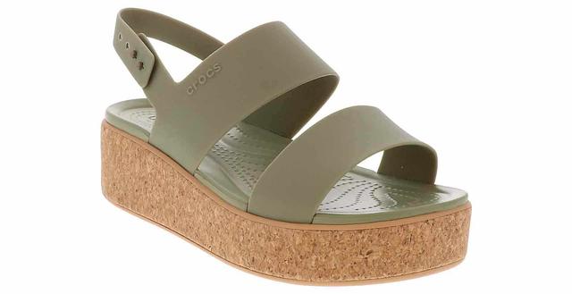 Crocs Brooklyn Corked Cargo Women's Wedge Sandal