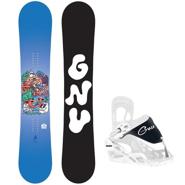 GNU Recess Mini All Mountain Snowboarding & Bindings Combo 80 | The House